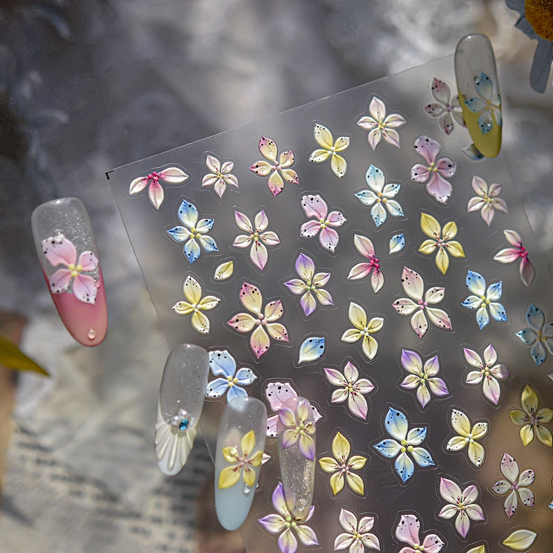 Flower Nail Sticker